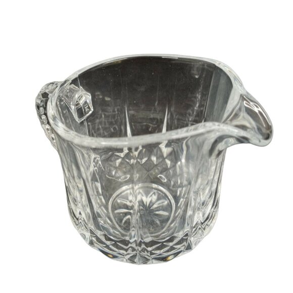 Vintage Creamer Sugar Salt Pepper Shakers Glass Diamond Pattern EAPG - Picture 2 of 8